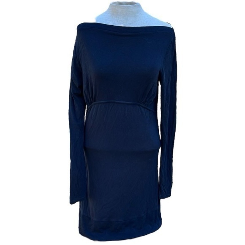 Mario Conti Donna long sleeve black dress, mid length, women’s size medium